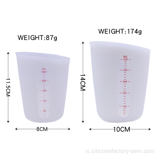 Công cụ nướng silicon đo silicon